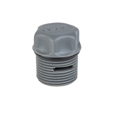 Vented Valve Plug - Silver
