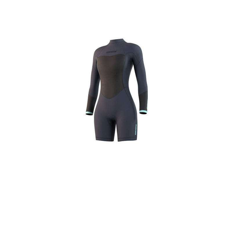 Load image into Gallery viewer, Womens Brand 3/2mm Longarm Shorty Back Zip - Blue - 2024

