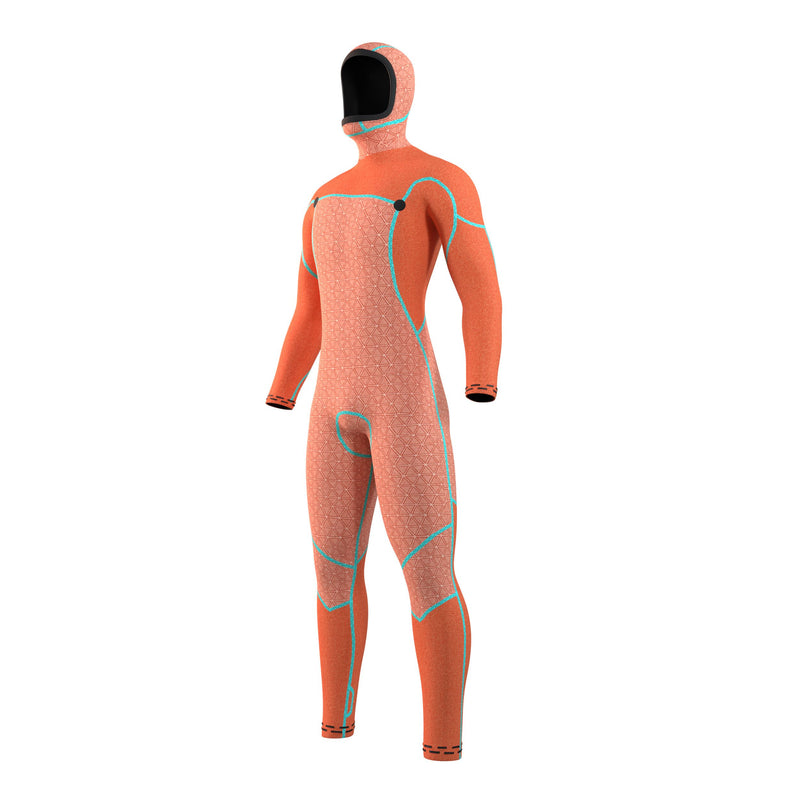 Load image into Gallery viewer, Voltt Hooded 6/4/3mm Front Zip - Black - 2025
