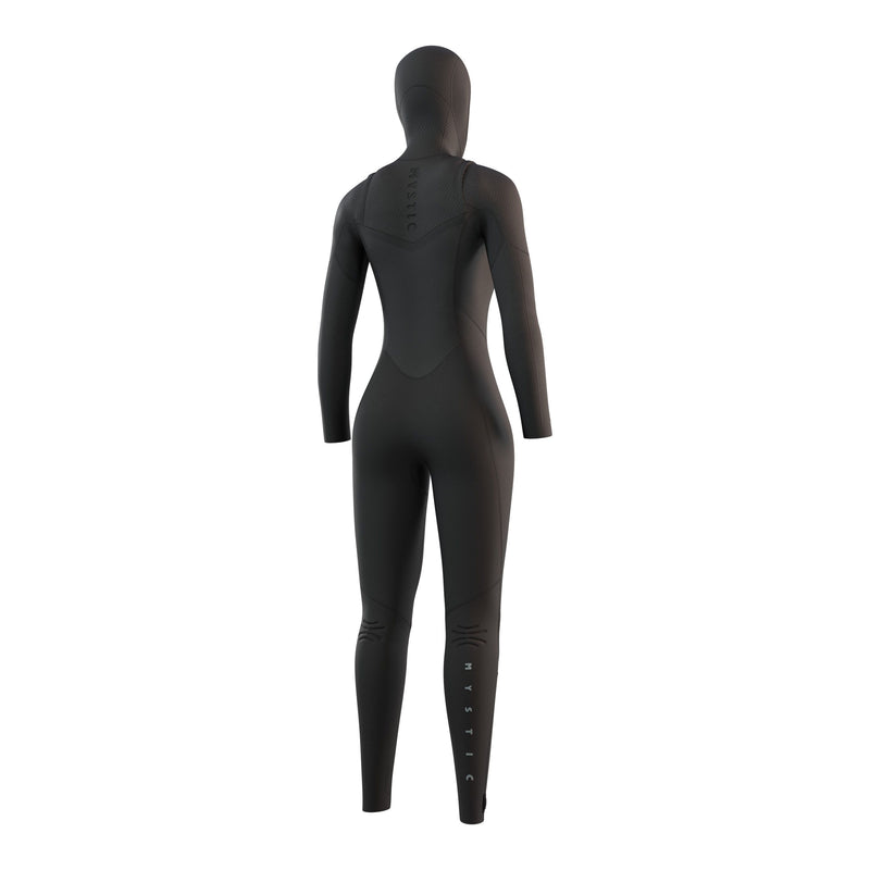 Load image into Gallery viewer, Gem Hooded Fullsuit 6/4/3mm Front Zip - Black - 2024
