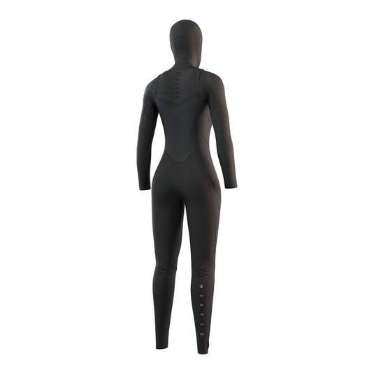 Gem Hooded Fullsuit 6/4/3mm Front Zip - Black - 2025