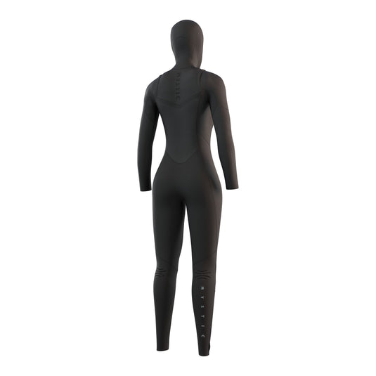 Gem Hooded Fullsuit 6/4/3mm Front Zip - Black - 2024