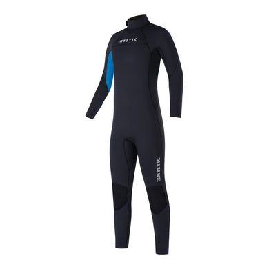 Star 5/4mm Fullsuit Back Zip Kids - Black/Blue - 2024