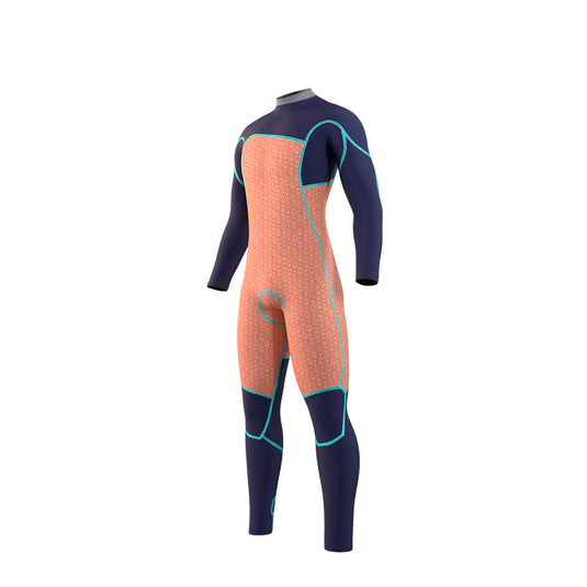 Majestic Fullsuit 4/3mm Front Zip - Navy - 2025
