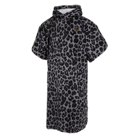 Poncho Velours AOP -Black - 2023