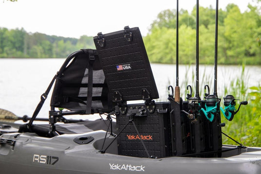 BlackPak Pro Kayak Fishing Crate - 13in x 16in YakAttack