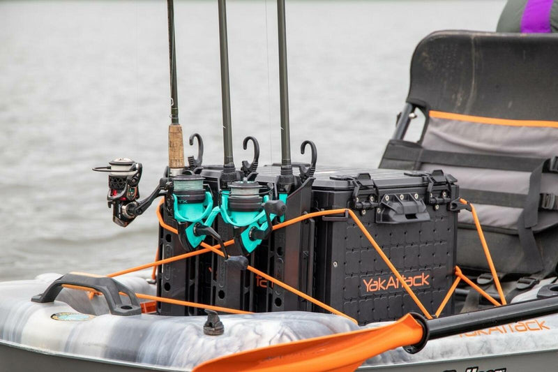 Load image into Gallery viewer, BlackPak Pro Kayak Fishing Crate - 13in x 13in YakAttack
