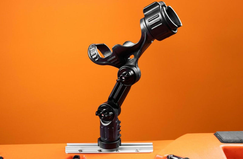 Load image into Gallery viewer, Omega Pro Rod Holder with Track Mounted LockNLoad Mounting System YakAttack
