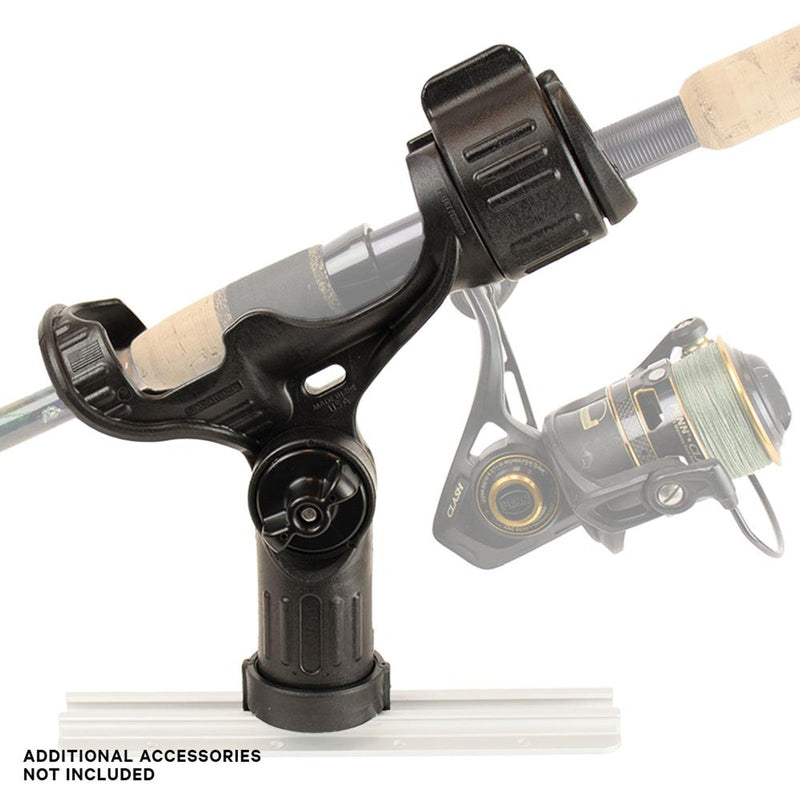 Load image into Gallery viewer, Omega Rod Holder with Track Mounted LockNLoad Mounting YakAttack
