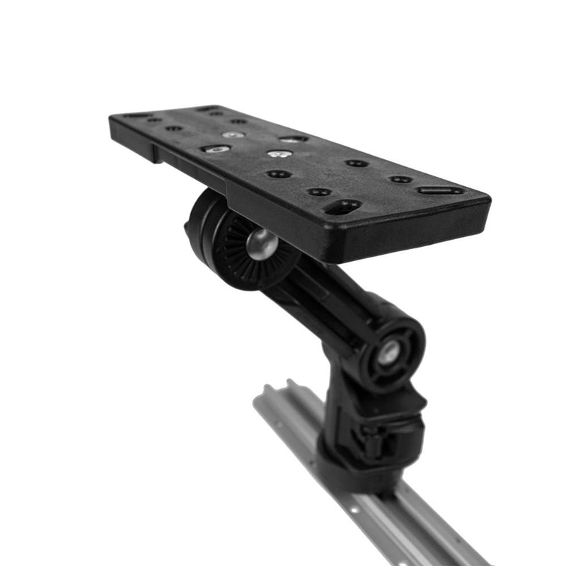 Load image into Gallery viewer, Rectangular Fish Finder Mount with Track Mounted LockNLoad Mounting System YakAttack
