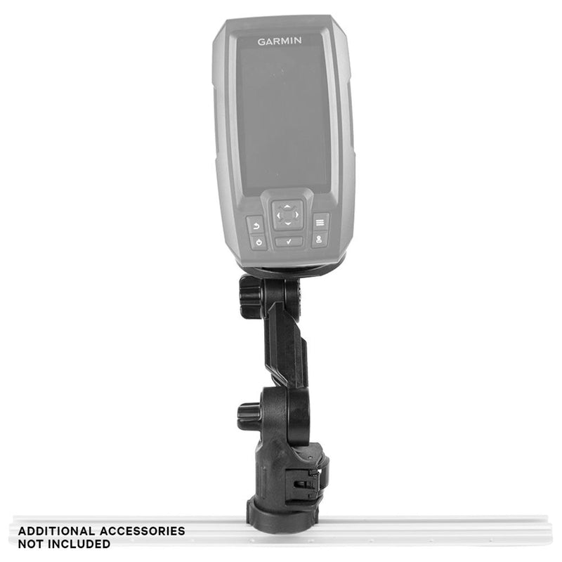 Load image into Gallery viewer, Round Base Fish Finder Mount with Track Mounted LockNLoad Mounting System YakAttack
