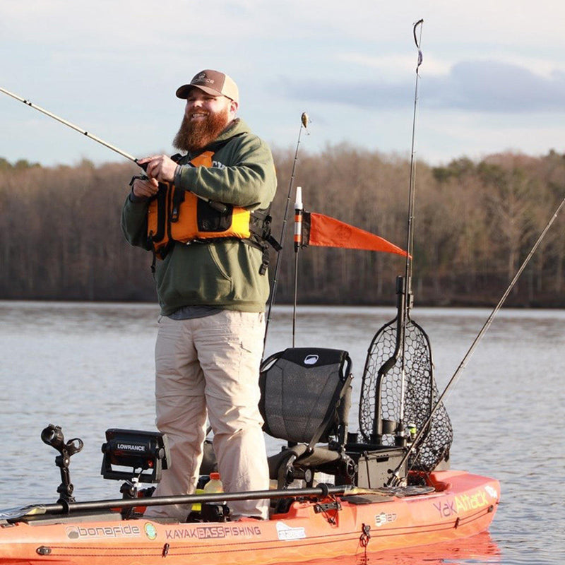 Load image into Gallery viewer, YakAttack - 6 X 18 Orange ProGlo Flag Kit | Watersports World UK 3
