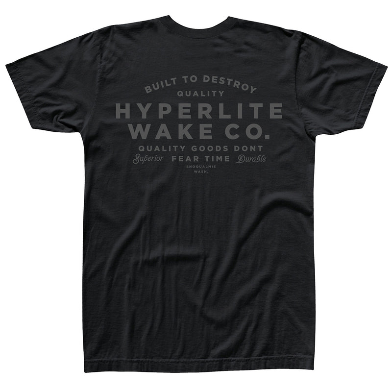 Hyperlite Instinct Tee Black 2024 Watersports World UK